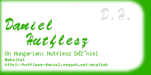 daniel hutflesz business card